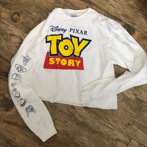 Toy story 4 long sleeve crop top
